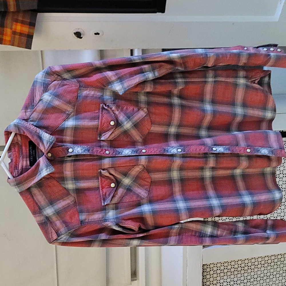 All Saints flannel shirt
